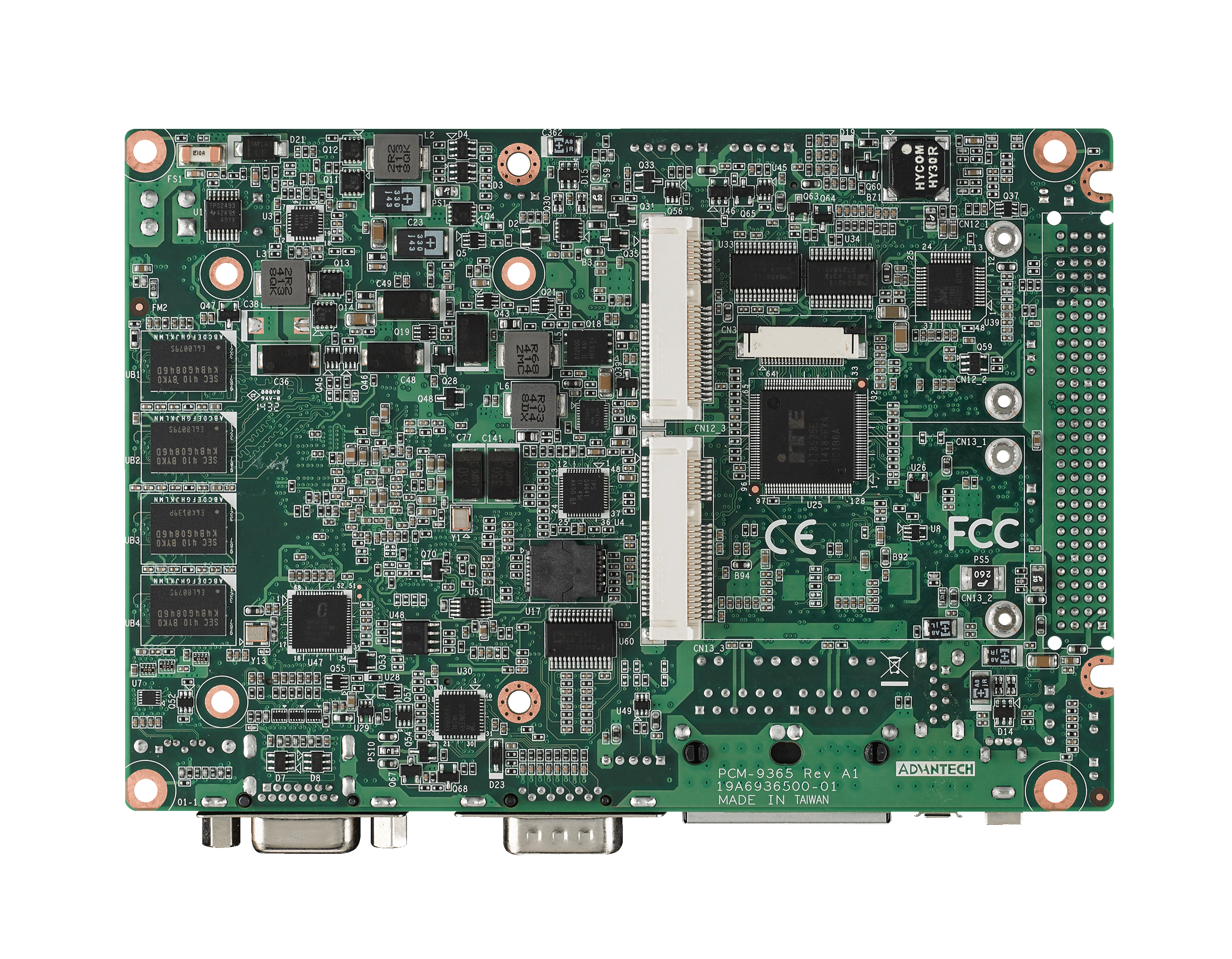 3.5" Embedded Single Board Computer Intel<sup>®</sup> Celeron N2930, onboard 4GB, 48-bit LVDS, 2GbE, Mini PCIe, PCI-104, VGA+LVDS,  Wide Temp Support (-40 ~ 85° C)